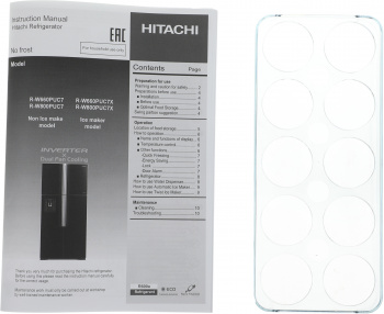 Холодильник Hitachi R-W660PUC7 GBK