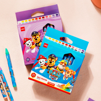 Восковые мелки Deli Paw Patrol