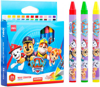 Восковые мелки Deli Paw Patrol