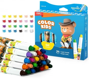 Гелевые мелки Deli EC211-24