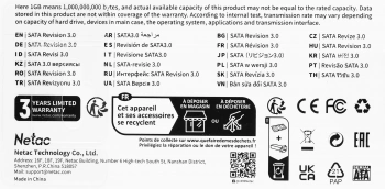 Накопитель SSD Netac SATA-III 256GB NT01N5M-256G-M3X N5M