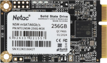 Накопитель SSD Netac SATA-III 256GB NT01N5M-256G-M3X N5M