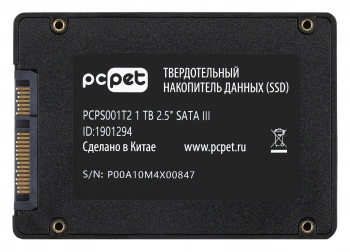 Накопитель SSD PC Pet SATA-III 1TB PCPS001T2
