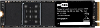 Накопитель SSD PC Pet PCIe 3.0 x4 256GB PCPS256G3