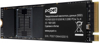 Накопитель SSD PC Pet PCIe 3.0 x4 512GB PCPS512G3