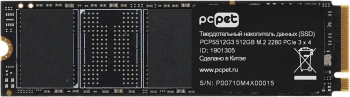 Накопитель SSD PC Pet PCIe 3.0 x4 512GB PCPS512G3
