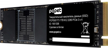 Накопитель SSD PC Pet PCIe 3.0 x4 1TB PCPS001T3