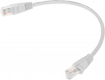 Патч-корд Buro UTP 4 пары cat.5E CCA molded 0.25м серый RJ-45 (m)-RJ-45 (m)