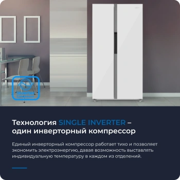 Холодильник Zugel ZRSS630W