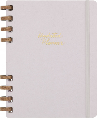 Еженедельник Moleskine SPIRAL XL 204х252мм недатир. обложка картон 200стр. спираль сиреневый