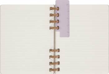 Еженедельник Moleskine SPIRAL XL 204х252мм недатир. обложка картон 200стр. спираль сиреневый