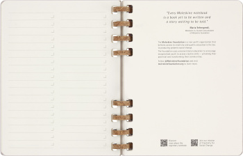 Еженедельник Moleskine SPIRAL XL 204х252мм недатир. обложка картон 200стр. спираль сиреневый