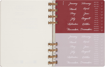Еженедельник Moleskine SPIRAL XL 204х252мм недатир. обложка картон 200стр. спираль сиреневый
