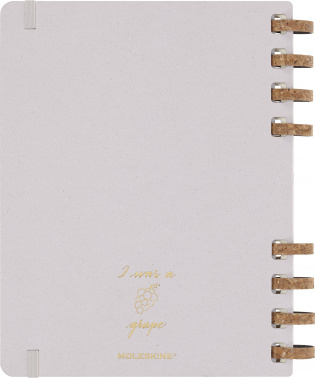 Еженедельник Moleskine SPIRAL XL 204х252мм недатир. обложка картон 200стр. спираль сиреневый