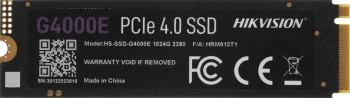 Накопитель SSD Hikvision PCIe 4.0 x4 1TB HS-SSD-G4000E/1024G HS-SSD-G4000E/1024G Hiksemi