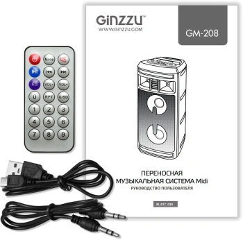 Мидисистема Ginzzu GM-208