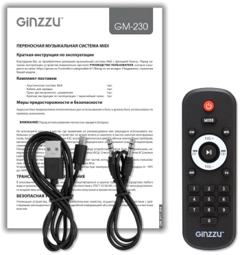 Мидисистема Ginzzu GM-230