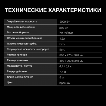 Пылесос Hyundai HYV-C3075