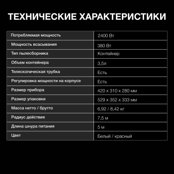 Пылесос Hyundai HYV-C3370
