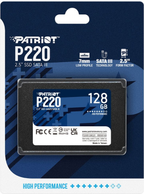 Накопитель SSD Patriot SATA-III 128GB P220S128G25
