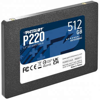 Накопитель SSD Patriot SATA-III 512GB P220S512G25
