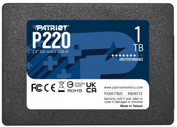 Накопитель SSD Patriot SATA-III 1TB P220S1TB25
