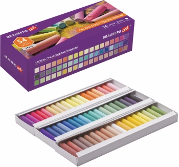 Пастель сухая Brauberg 181462