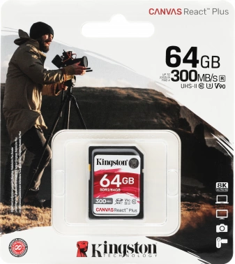 Флеш карта SDXC 64GB Kingston  SDR2/64GB