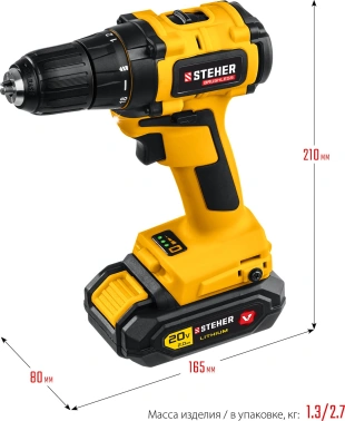 Дрель-шуруповерт Steher CDB-200-1
