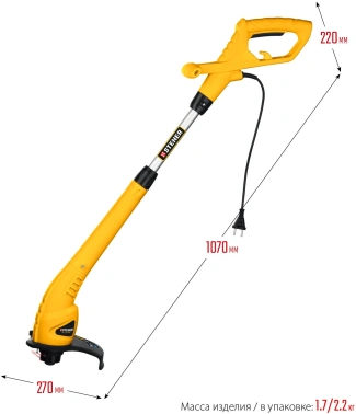 Триммер электрический Steher TEL-25-410