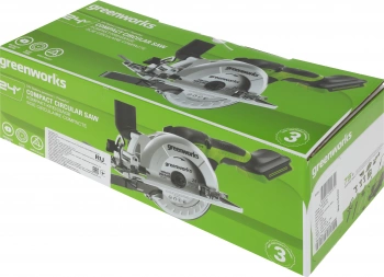 Циркулярная пила (дисковая) Greenworks G24MCS