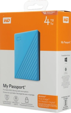 Жесткий диск WD USB3.2 Gen1 4TB WDBPKJ0040BBL-WESN