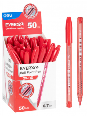 Ручка шариков. Deli EQ9-RD