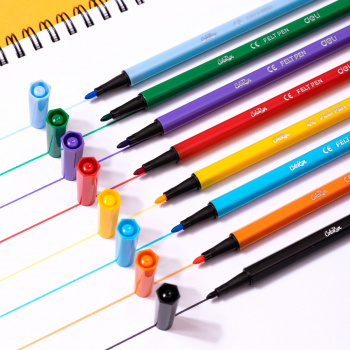 Фломастеры Deli  EC157-12