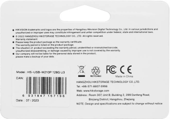 Флеш Диск Hikvision 128GB M210P Hiksemi