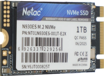 Накопитель SSD Netac PCIe 3.0 x2 1TB NT01N930ES-001T-E2X