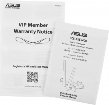 Сетевой адаптер Wi-Fi + Bluetooth Asus PCE-AXE5400