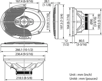 Колонки автомобильные Kenwood KFC-PS6986