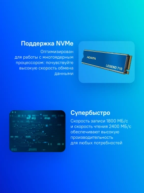 Накопитель SSD A-Data PCIe 3.0 x4 1TB ALEG-710-1TCS