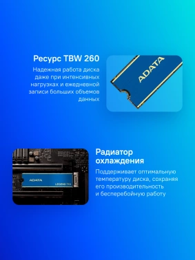 Накопитель SSD A-Data PCIe 3.0 x4 1TB ALEG-710-1TCS