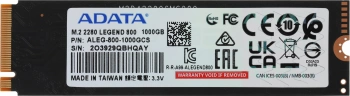 Накопитель SSD A-Data PCIe 4.0 x4 1000GB ALEG-800-1000GCS