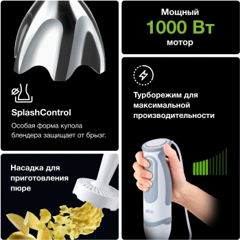 Блендер погружной Braun MQ5207WH