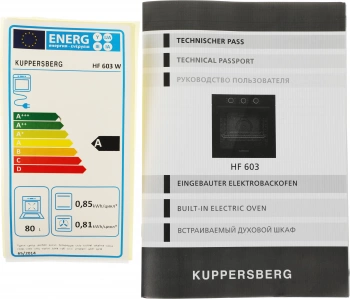 Духовой шкаф Электрический Kuppersberg HF 603 W