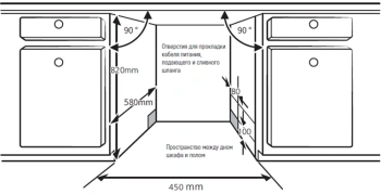 Посудомоечная машина встраив. Kuppersberg GIM 4578