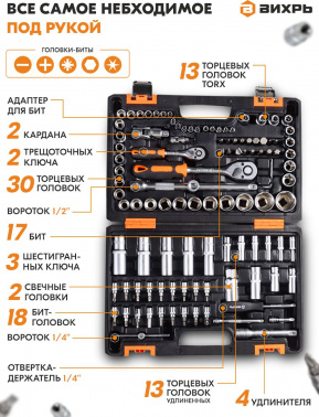 Набор инструментов Вихрь 73/6/7/8