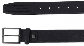 Ремень мужской Piquadro Rhino CU6279W118/N 125х3.5см черный натур.кожа