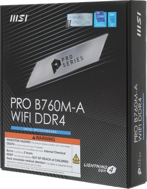 Материнская плата MSI PRO B760M-A WIFI DDR4