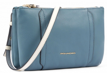 Клатч женский Piquadro Circle AC5917W92/AVGR голубой/серый натур.кожа