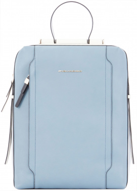 Рюкзак женский Piquadro Circle CA4576W92/AVGR голубой/серый кожа