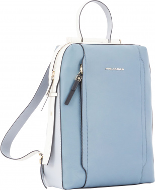 Рюкзак женский Piquadro Circle CA4576W92/AVGR голубой/серый кожа